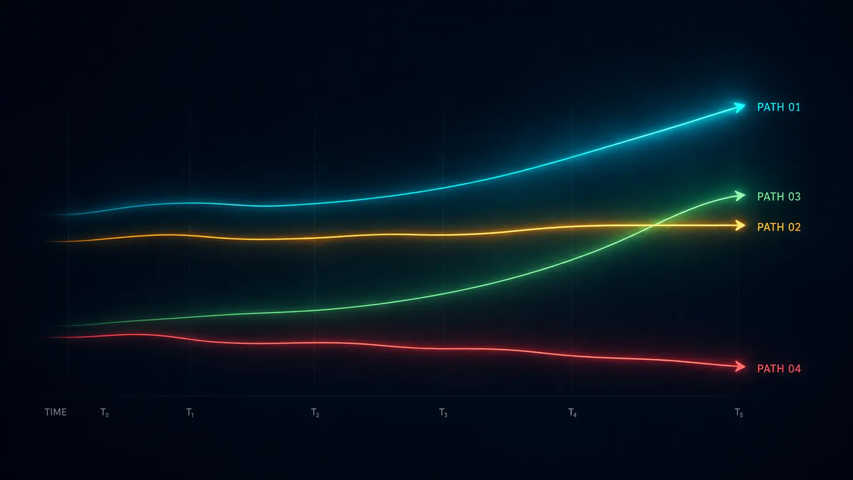 Trajectory: comparing rolling averages over time